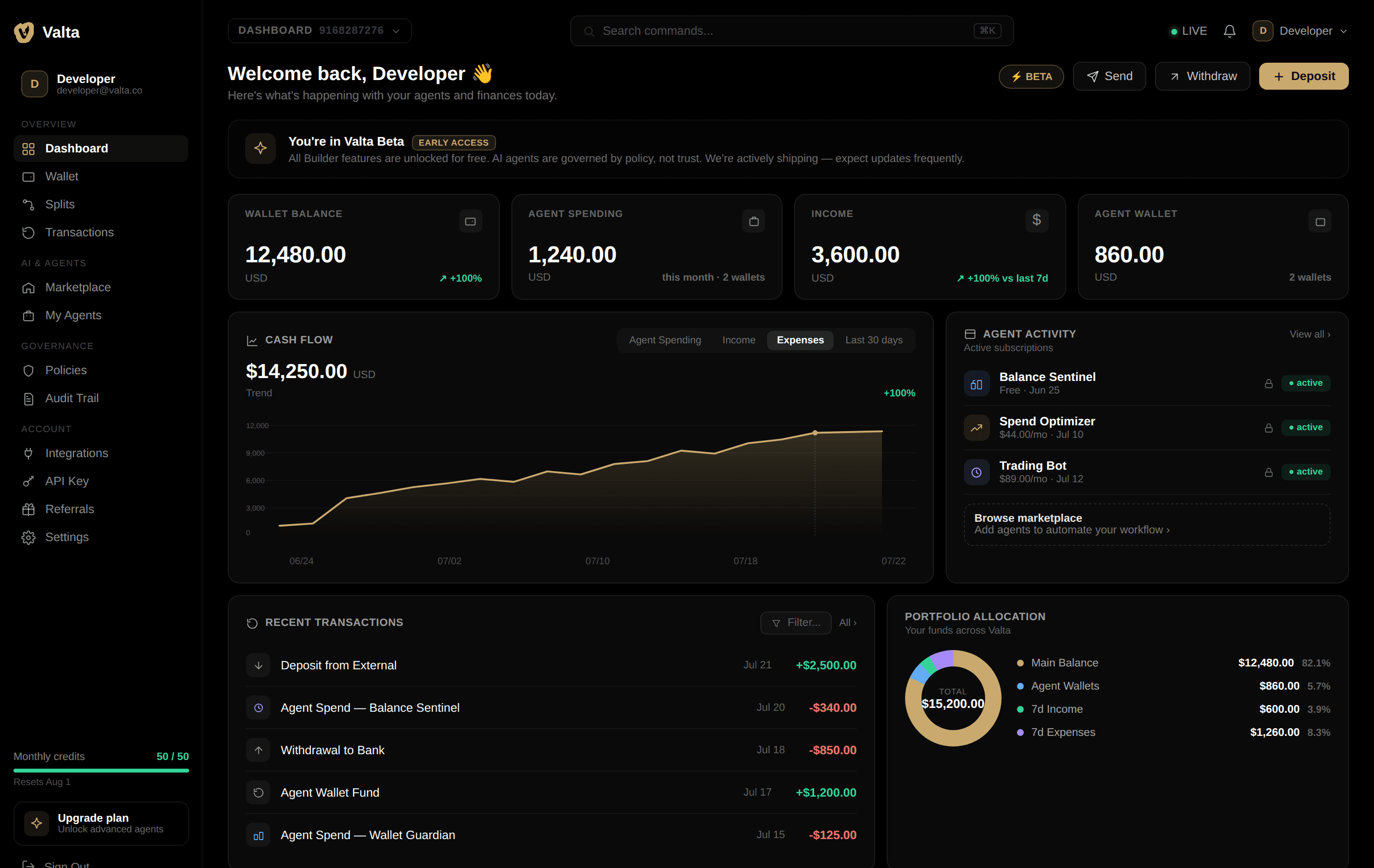 Valta screenshot 1